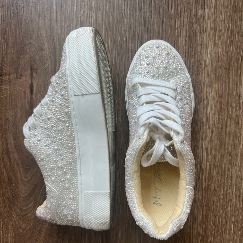 Betsey Johnson Pearl Sneakers